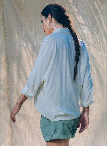 BLOUSE FARA ECRU-PALEM