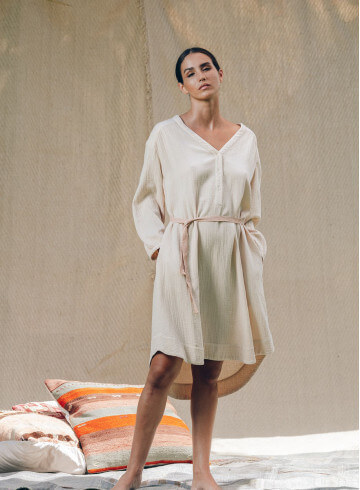 TUNIQUE MANUA ROSE POUDRÉ-PALEM