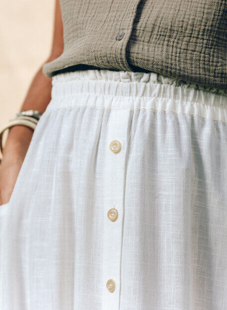 JUPE IPEVA BLANC-PALEM