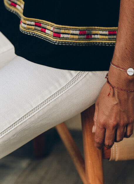 PANTALON MATARA ECRU-PALEM