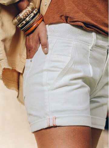 SHORT MATA ECRU-PALEM