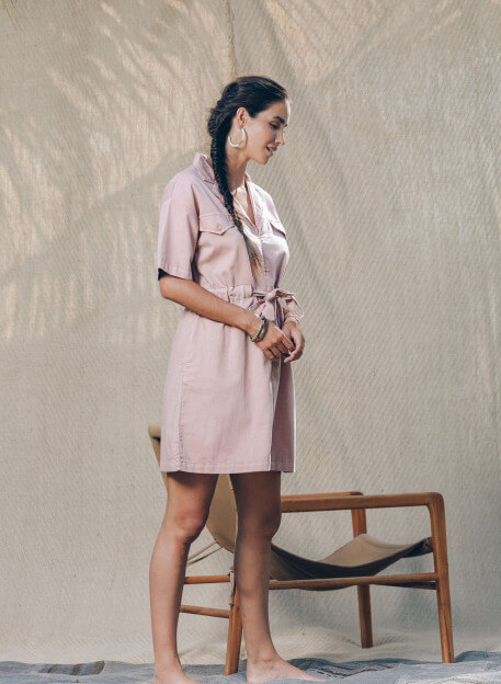 ROBE EMIRI TERRACOTTA-PALEM