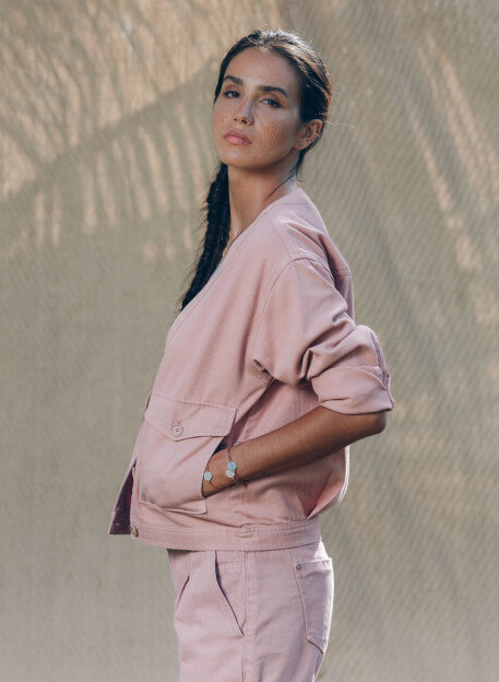 VESTE PALOTIE TERRACOTTA-PALEM