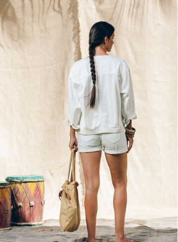 VESTE PALOTIE ECRU-PALEM