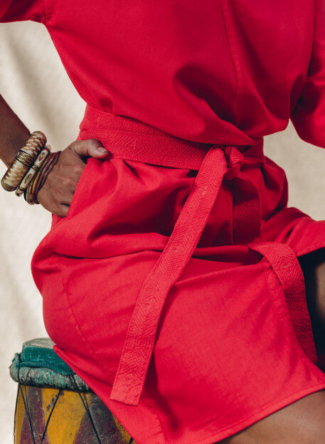 ROBE WANITA ROUGE-PALEM