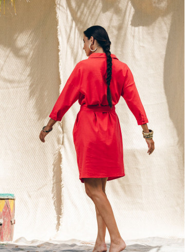 ROBE WANITA ROUGE-PALEM