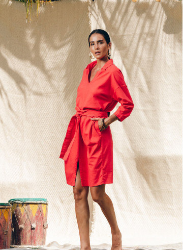 ROBE WANITA ROUGE-PALEM