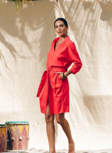 ROBE WANITA ROUGE-PALEM