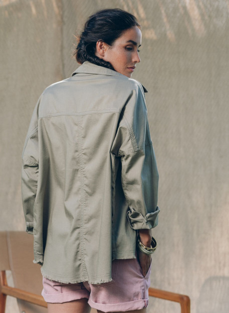 CHEMISE MEARI KAKI-PALEM