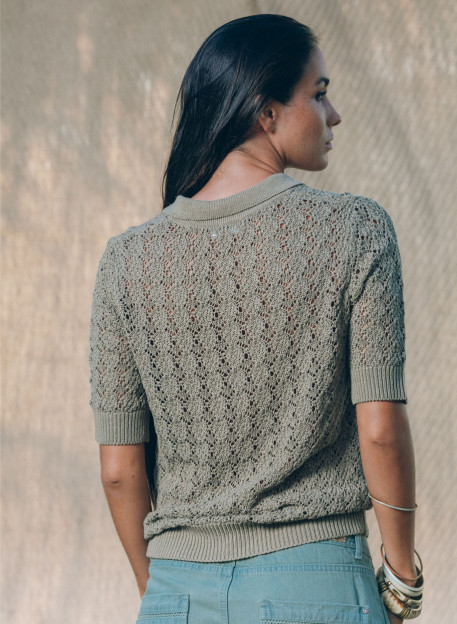 POLO MAILLE ENOA EUCALYPTUS-PALEM