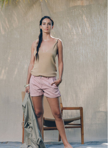 TOP MAILLE PALOMA SAVANE-PALEM