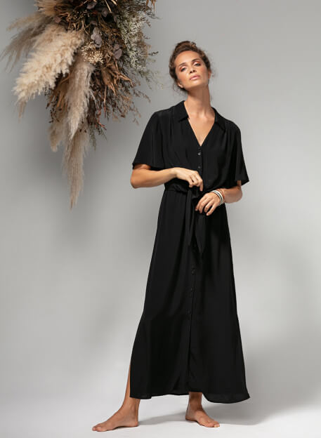 ROBE ONAE NOIRE-PALEM