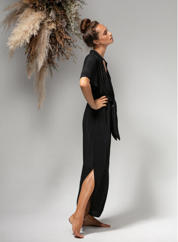ROBE ONAE NOIRE-PALEM
