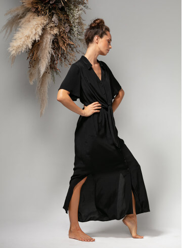 ROBE ONAE NOIRE-PALEM