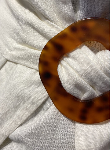 ROBE IRIMA BLANC-PALEM