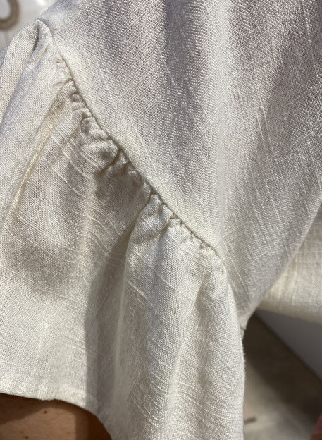 ROBE IRIMA BLANC-PALEM