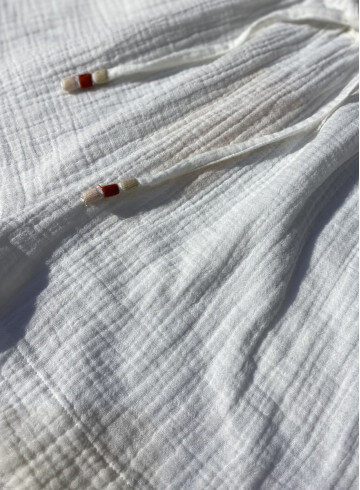 SHORT ULUWU BLANC-PALEM