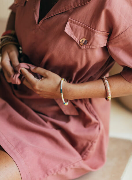 ROBE EMIRI TERRACOTTA-PALEM