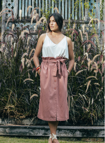 JUPE KARI TERRACOTTA-PALEM