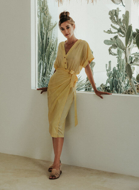 ROBE PEMALA JAUNE-PALEM