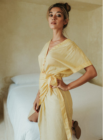 ROBE PEMALA JAUNE-PALEM