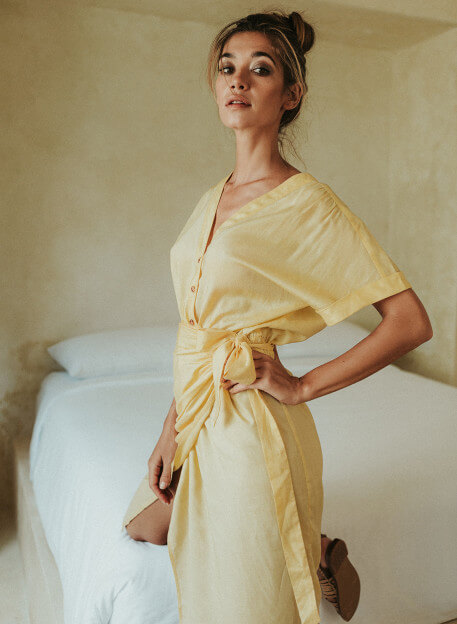 ROBE PEMALA JAUNE-PALEM